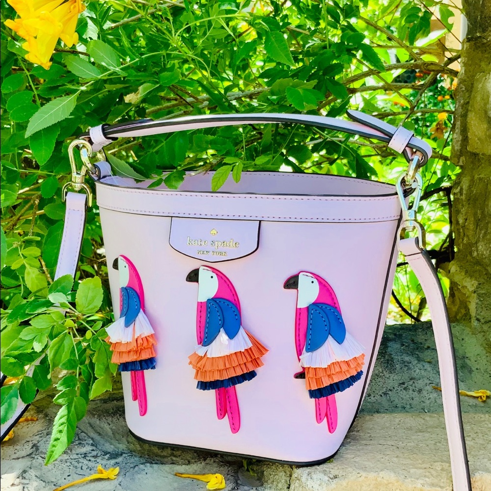 Kate Spade Small pink leather bucket bag - Picture 6 of 16
